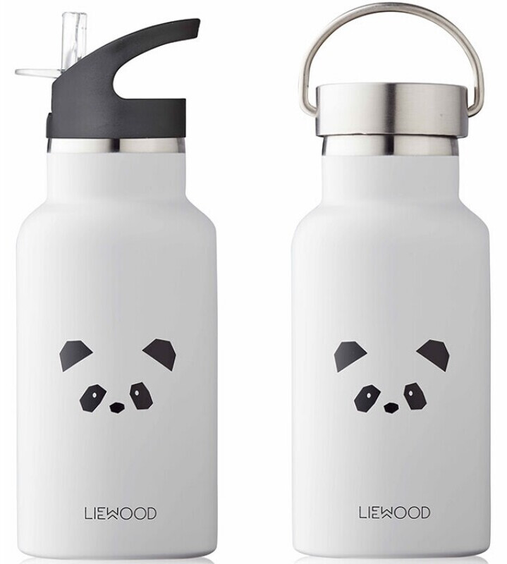 Liewood Anker Water Bottle (350ml) Panda light grey