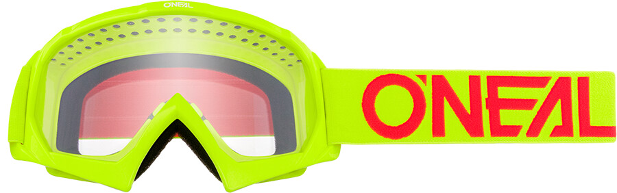 O'Neal B-10 Youth Solid Neon Yellow/Red