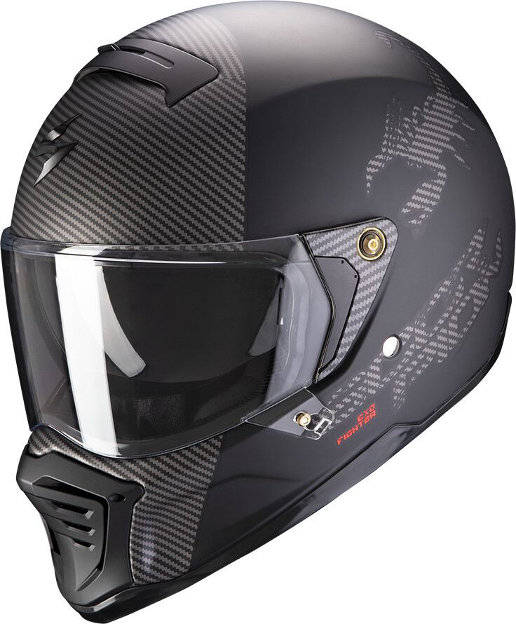 Scorpion EXO-HX1 Hostium noir mat/argent