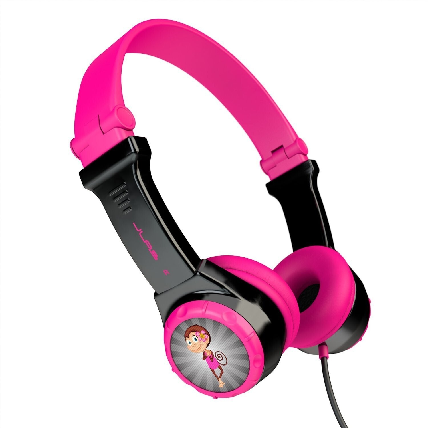 JLab JBuddies Folding Kids (Black/Pink)