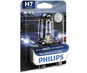 Bombillas Philips Racing Vision GT200 h7 +200%