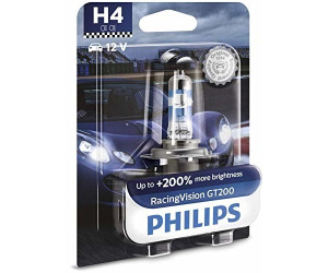 Philips RacingVision GT200 H4 (12342RGTB1) a € 12,62 (oggi)