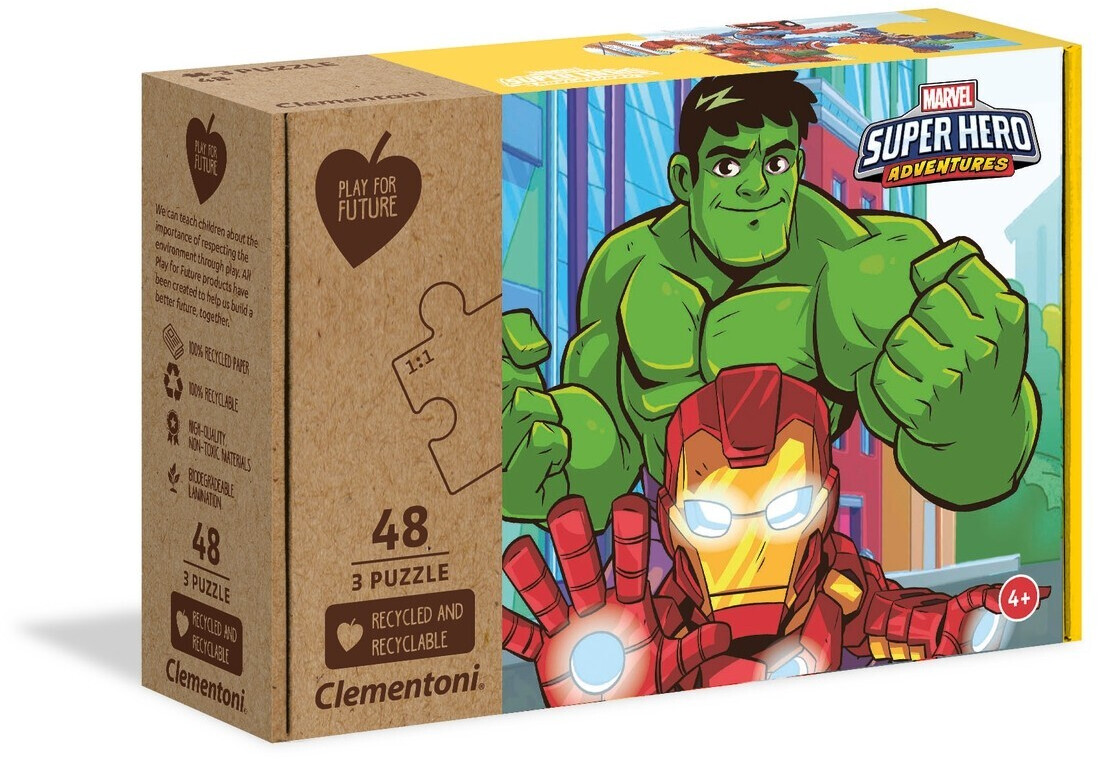 Clementoni Marvel Super Hero (3 x 48 pièces)
