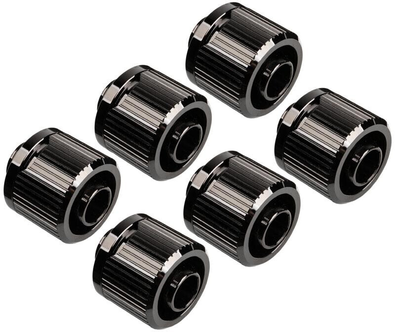 EKWB EK-Quantum Torque 6-Pack STC 10/16 Black Nickel Silver
