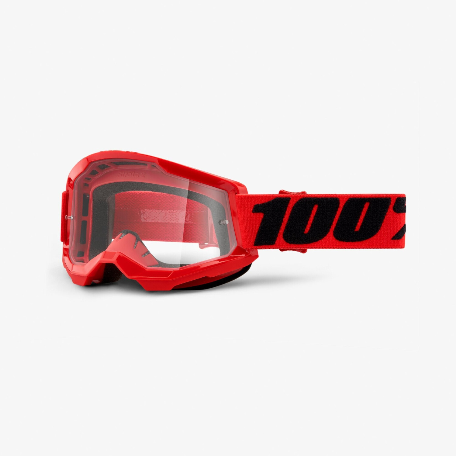 Écran De Remplacement 100% Racecraft Accuri Strata – Rouge Miroir – Anti-buée