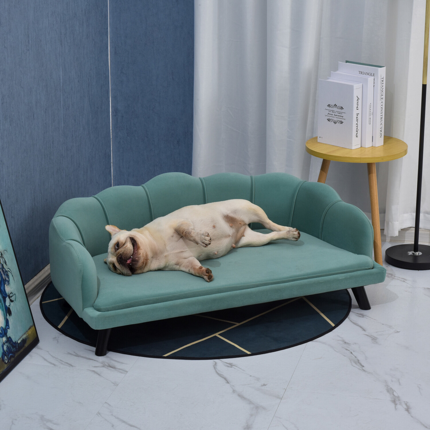 Pawhut Canapé pour chien teal Pawhut Canapé pour chien teal