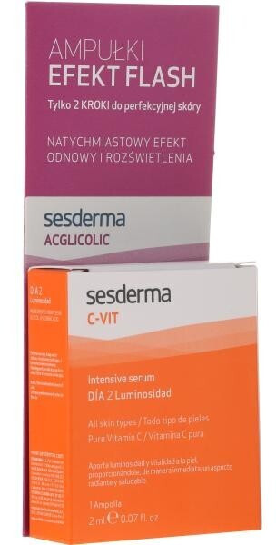 Sesderma Facial Flash Treatment Acglicolic + C-Vit (2x2ml)