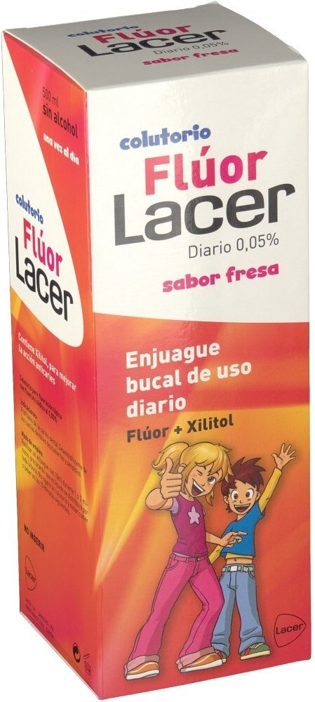 Lacer Junior Colutorio Fluor Diario Fresa 500ml