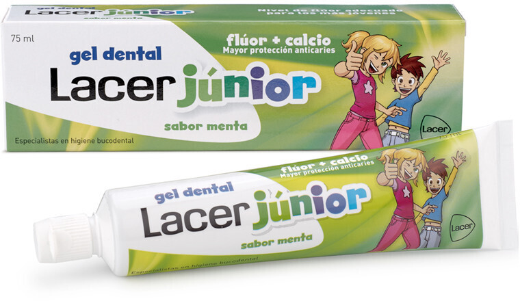 Lacer Junior gel mint (75 ml)