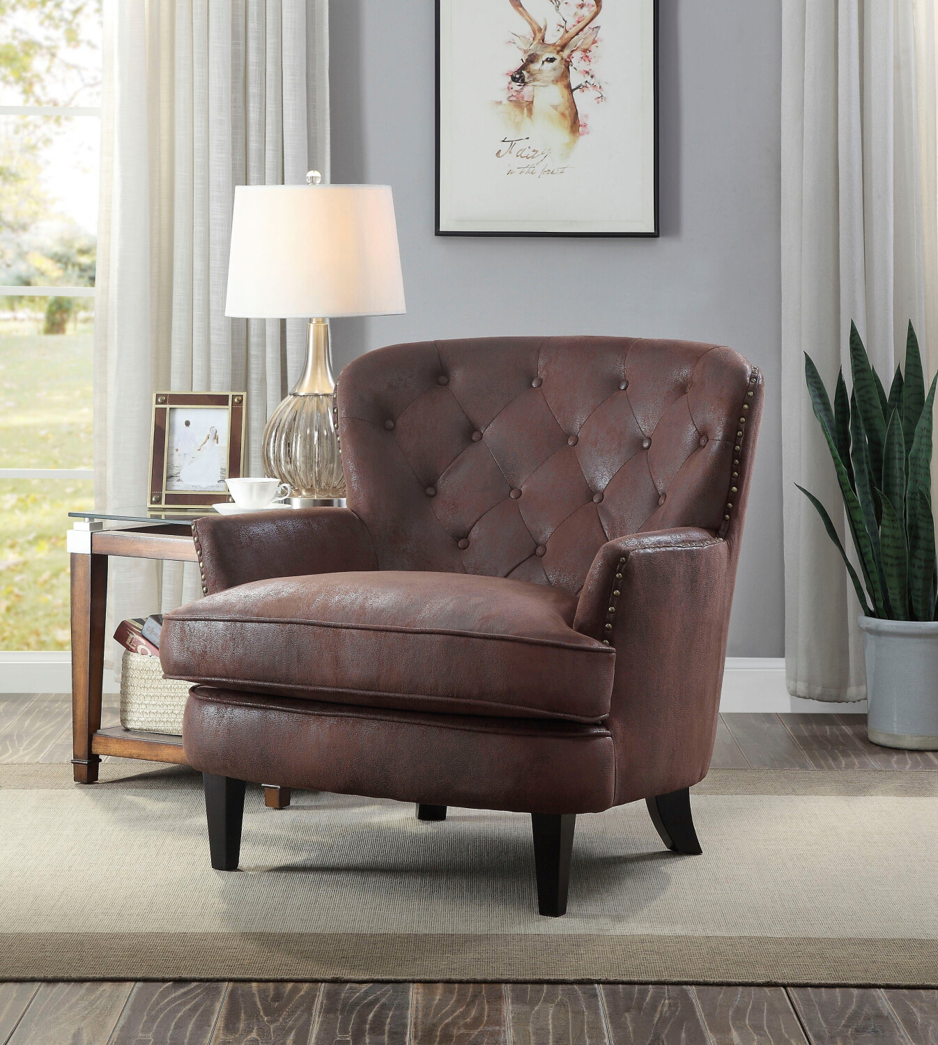 Atlantic Home Collection Sessel braun bei mit € vintage Preisvergleich 329,99 | ab Taschenfederkern
