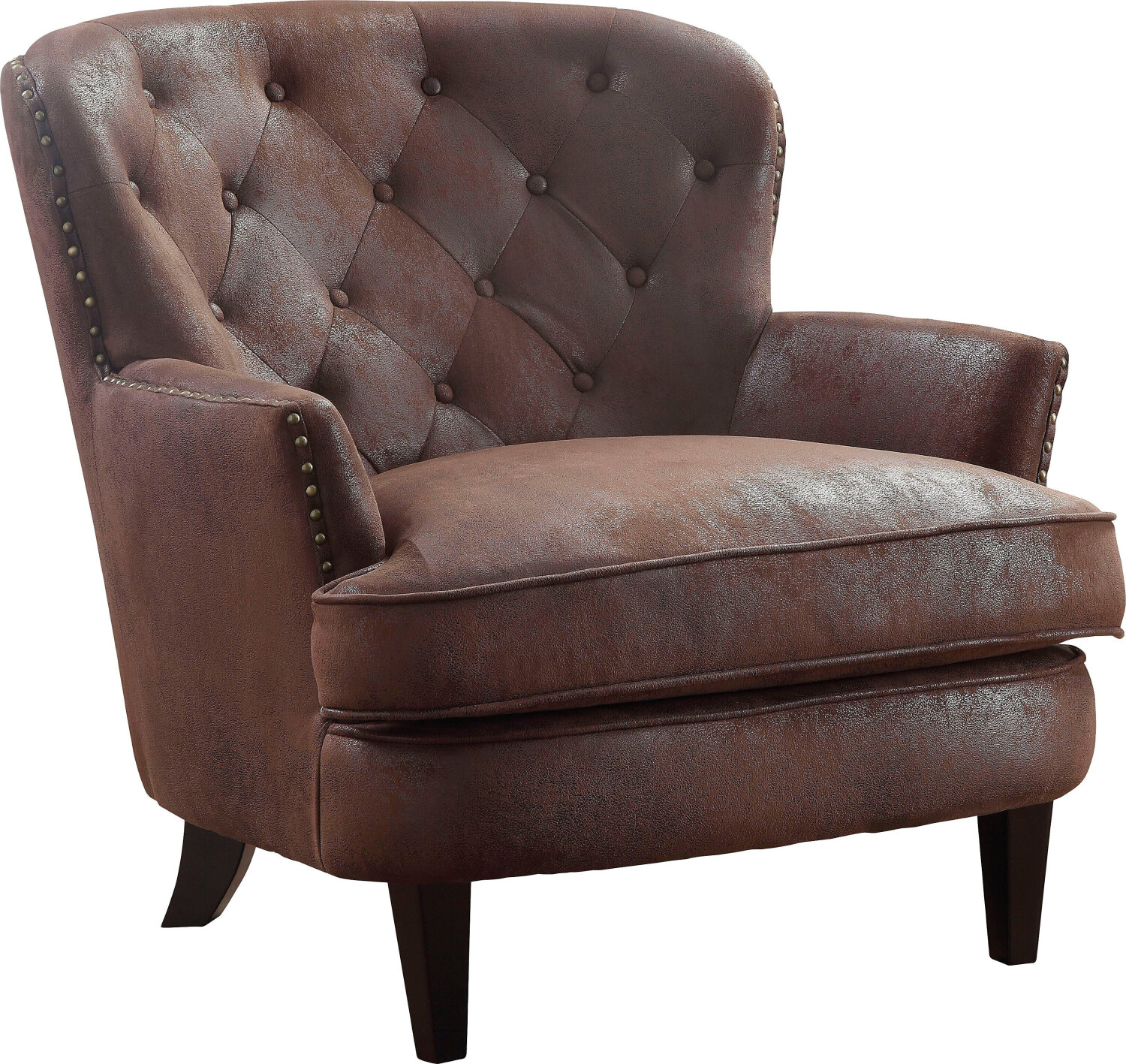 Preisvergleich ab Collection Sessel € mit | bei braun Taschenfederkern 329,99 vintage Home Atlantic