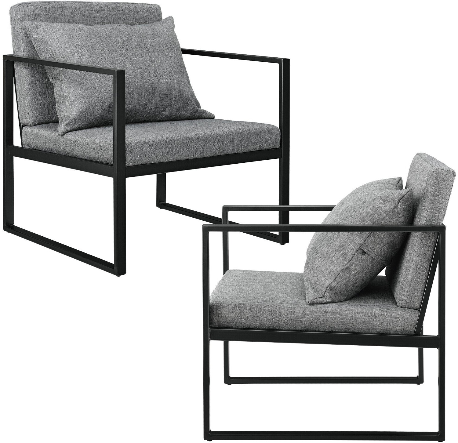 en.casa Ragusa Dark Grey
