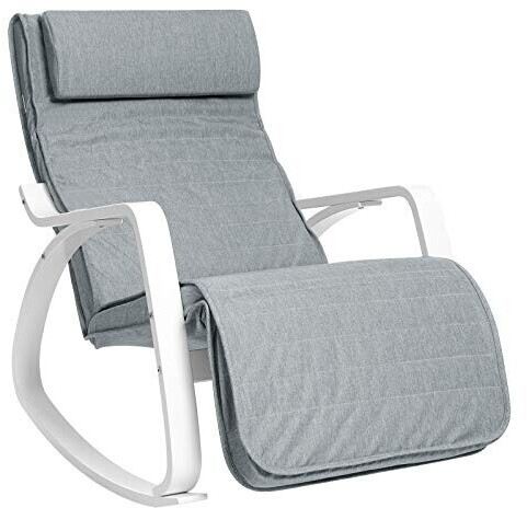 Songmics LYY011G01 Relaxstuhl hellgrau ab 70 99 Preisvergleich