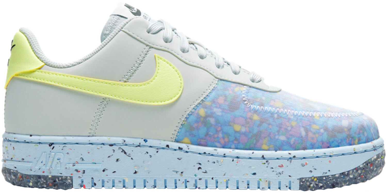 Buy Nike Air Force 1 Crater Women pure platinum/summit white/chambray blue/barely volt from Â£73. 