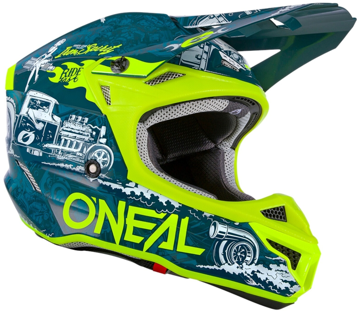 O'Neal 5Series Polyacrylite HR Blue/Neon Yellow