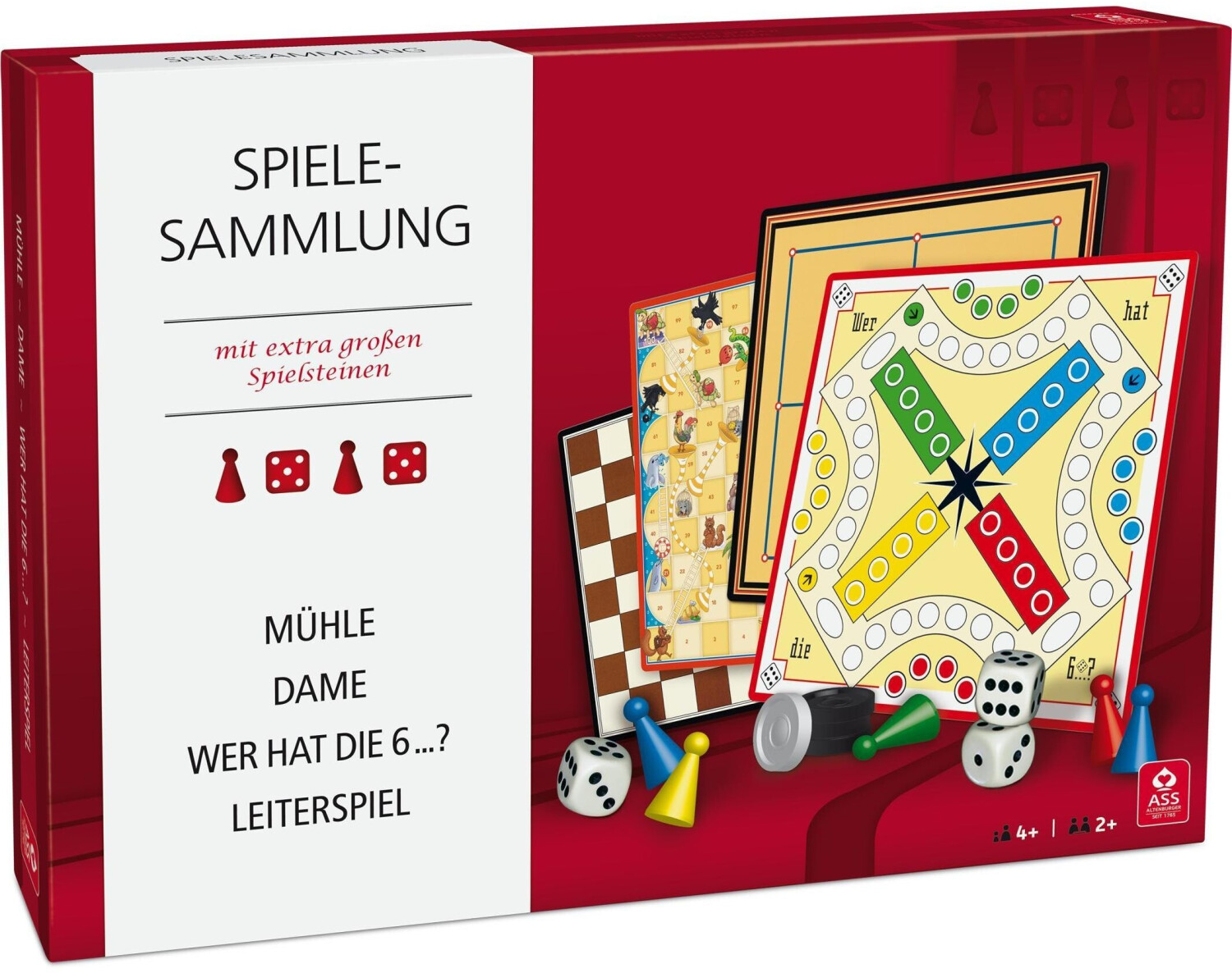22570310 Spielesammlung mit extra großen Spielsteinen ab € 11,14