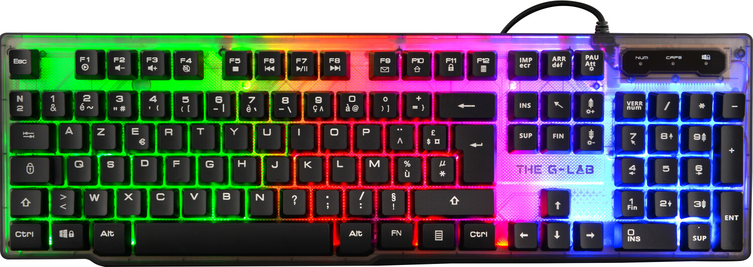 Keyz Caesium TKL - Noir - RGB - Filaire - USB - KEYZCAESIUMTKLFR