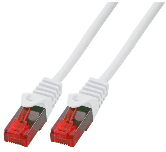 BIGtec Gigabit Ethernet LAN-Kabel CAT 5E 0,5 m Weiß (BIG557)