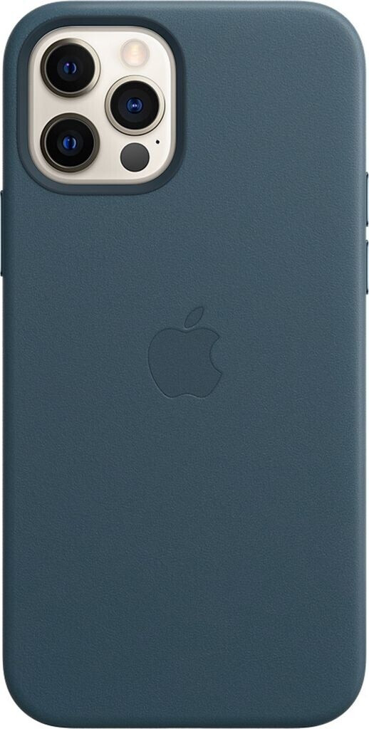 Apple Leather Case with MagSafe (iPhone 12/iPhone 12 Pro) Baltic Blue