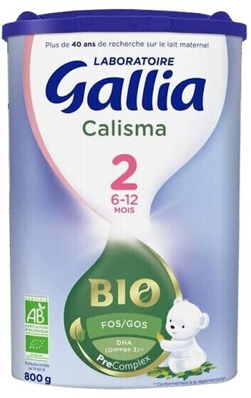 Gallia Calisma 2ème âge Bio (800 g)