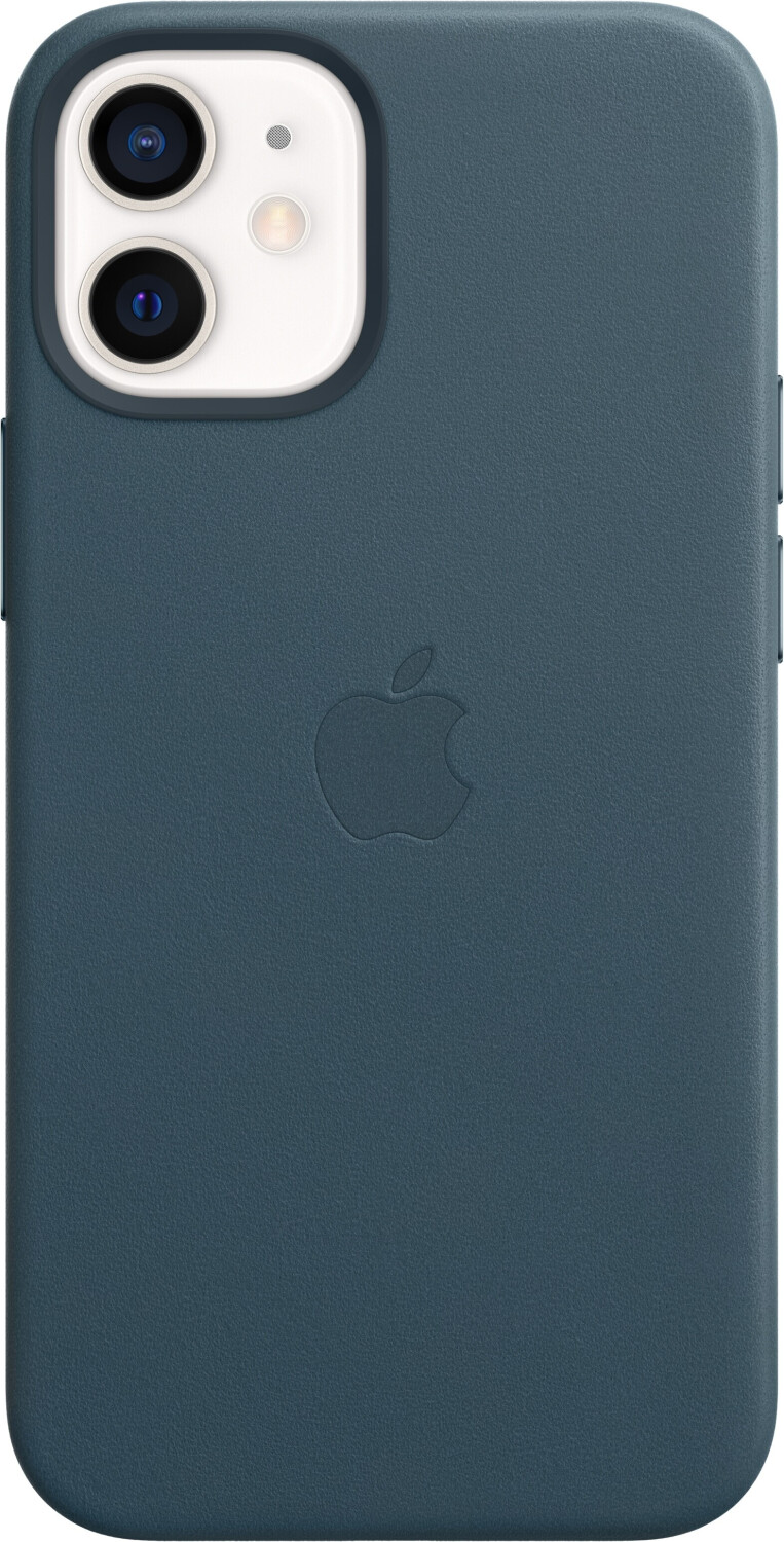 Apple Coque cuir avec MagSafe (iPhone 12 mini) bleu baltique