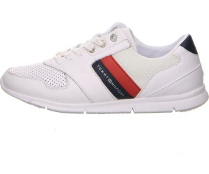 Tommy hilfiger perforated leather trainers top