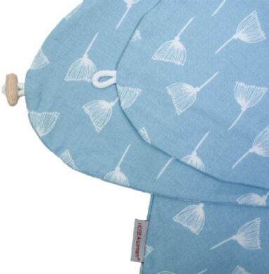 HOBEA-Germany Nursing Pillow Cover Dandelion hellblau
