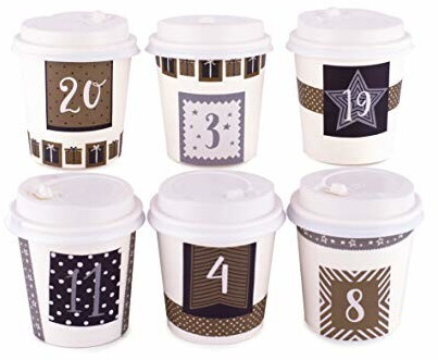 Pajoma Advent Calendar to fill Cups gold/silver