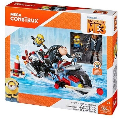 MEGA BLOKS Mega Construx Despicable Me Gru's Water Motorbike (FDX82)