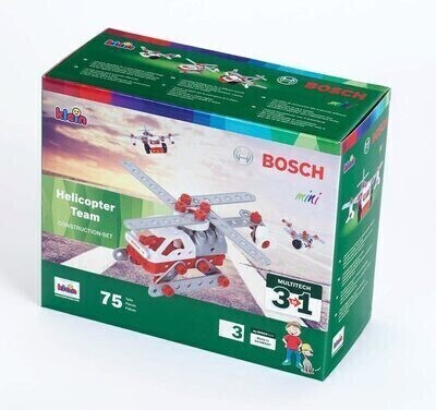 klein toys Bosch Multi Tech 3-in-1 Construction Set „Helicopter Team“ (8791)