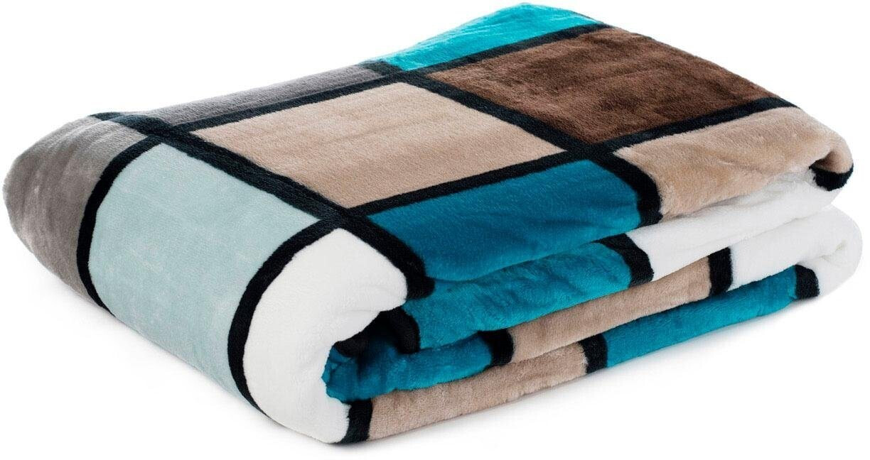 Gözze Cashmere Feeling Antigua 150x200cm Aqua/Taupe