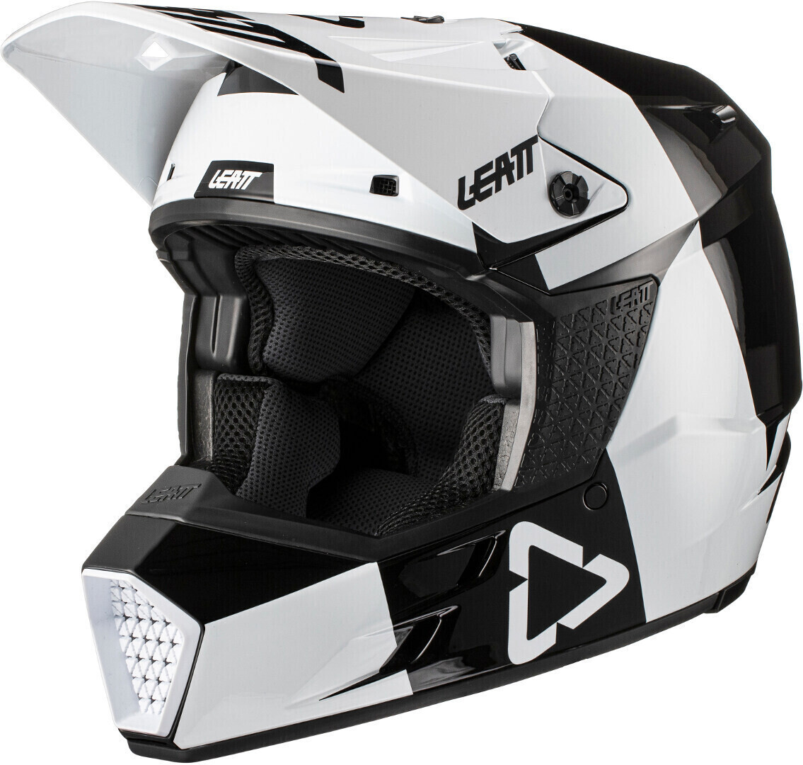 Leatt Moto 3.5 V21.3 Vertical Black/White