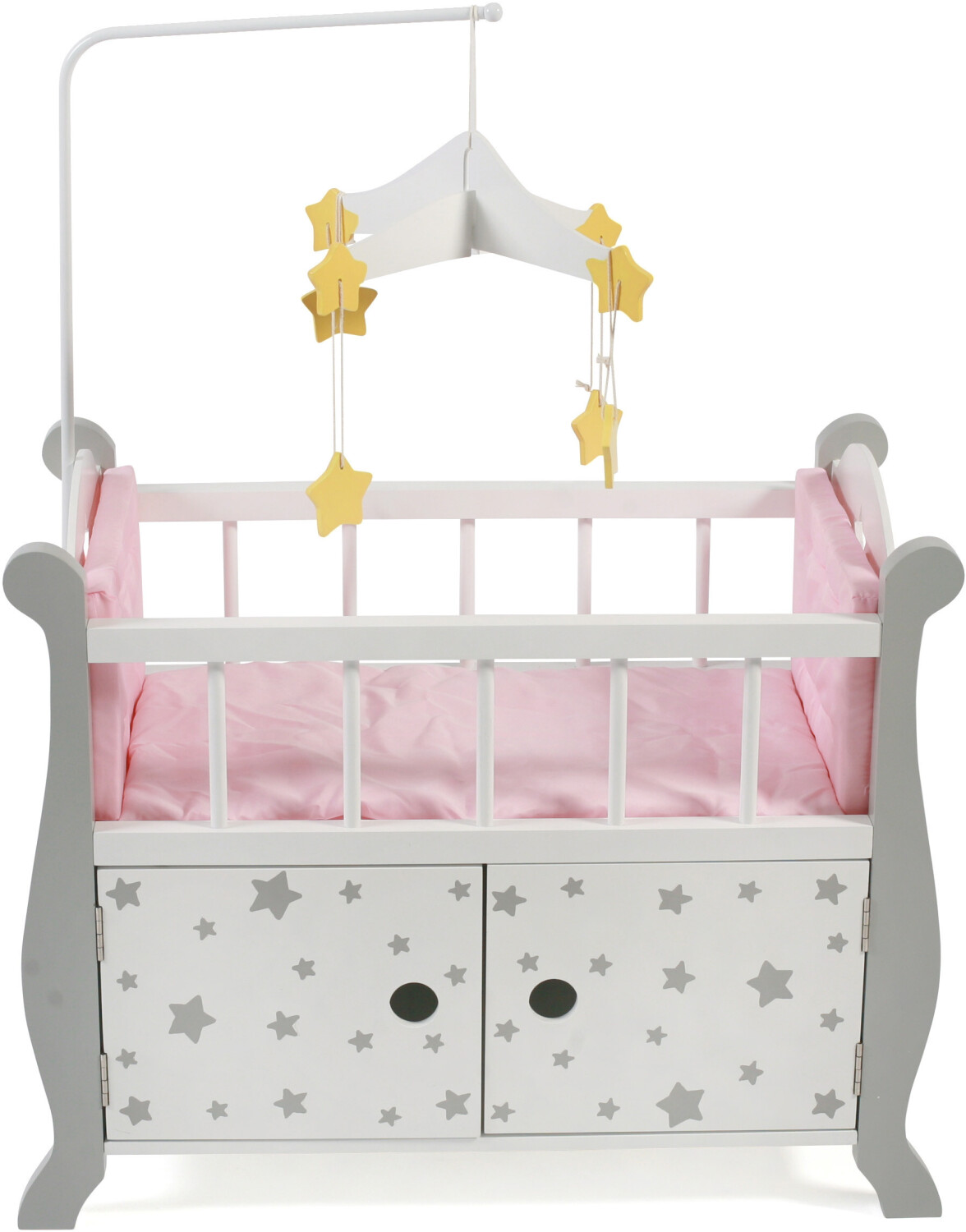 Bayer-Chic Doll Bed with Mobile Stars