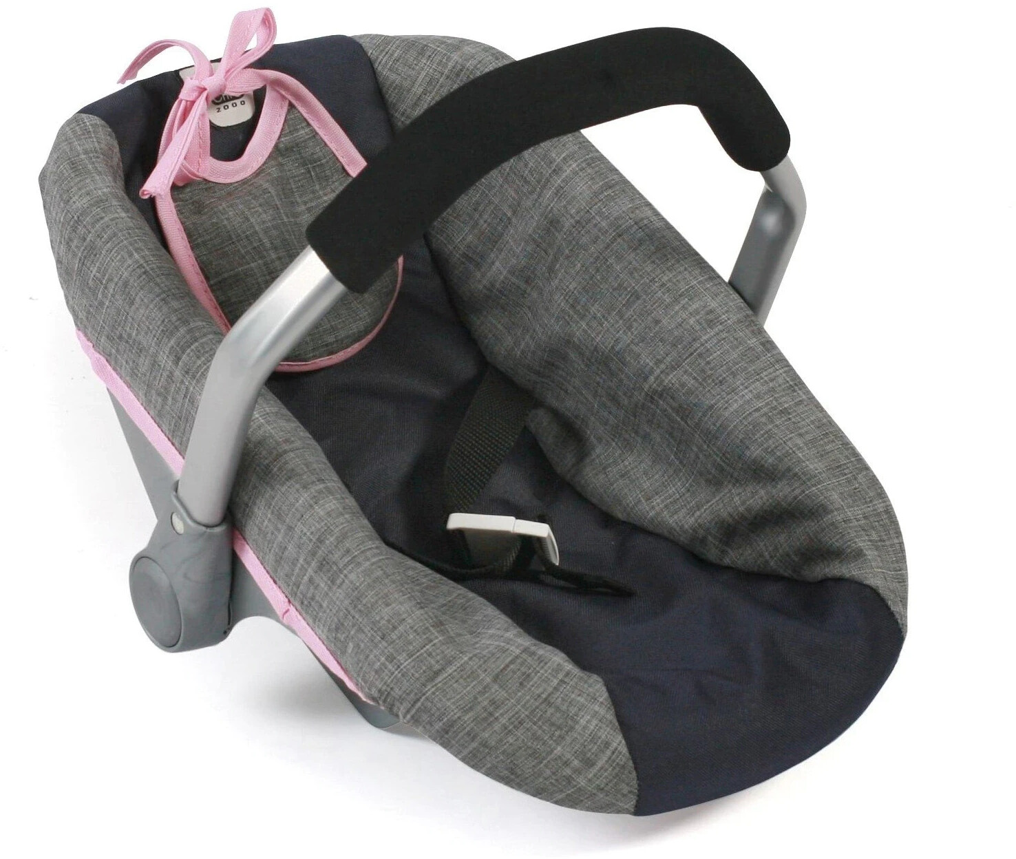 Bayer-Chic Doll Car Seat Melange grey-navy