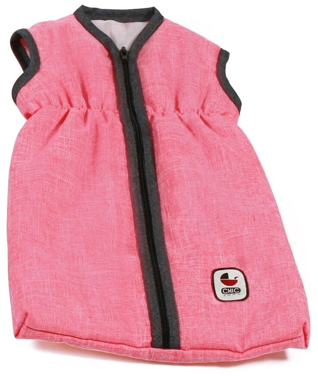 Bayer-Chic Doll Sleeping Bag Melange anthrazit-pink
