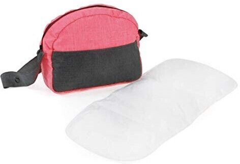 Bayer-Chic Doll Changing Bag Melange anthrazit-pink