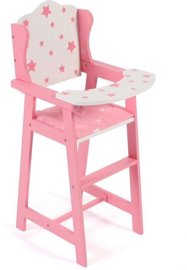 Bayer-Chic Doll High Chair Stars wood rosa