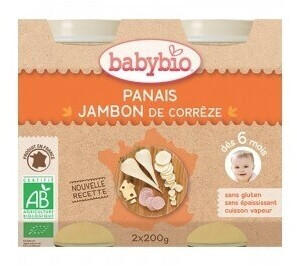 Babybio Menu - Panais et jambon (2x200 g)