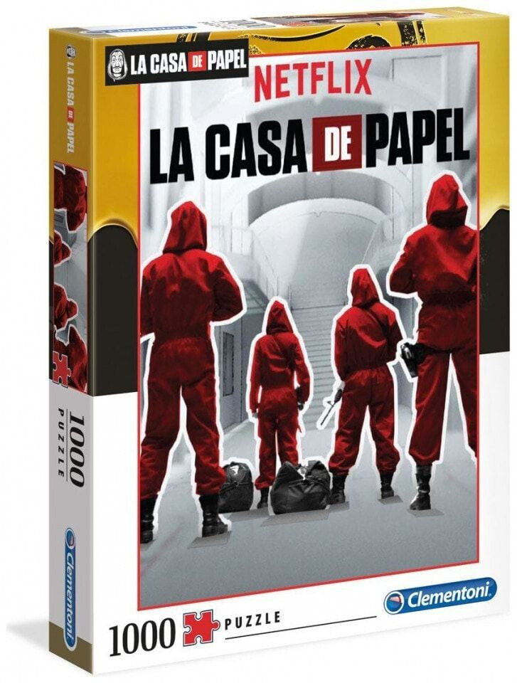 Clementoni Netflix  La Casa de Papel 1000pcs. (39532)