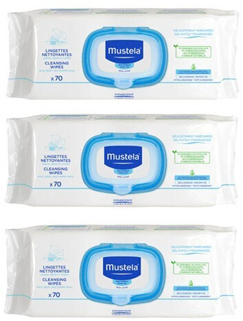 Mustela Normal skin - Cleansing wipes (3 x 70 pcs)