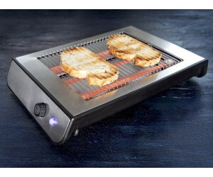 Digitaler Design Flachtoaster m Timer Tischröster Brötchenröster Röster Toaster 