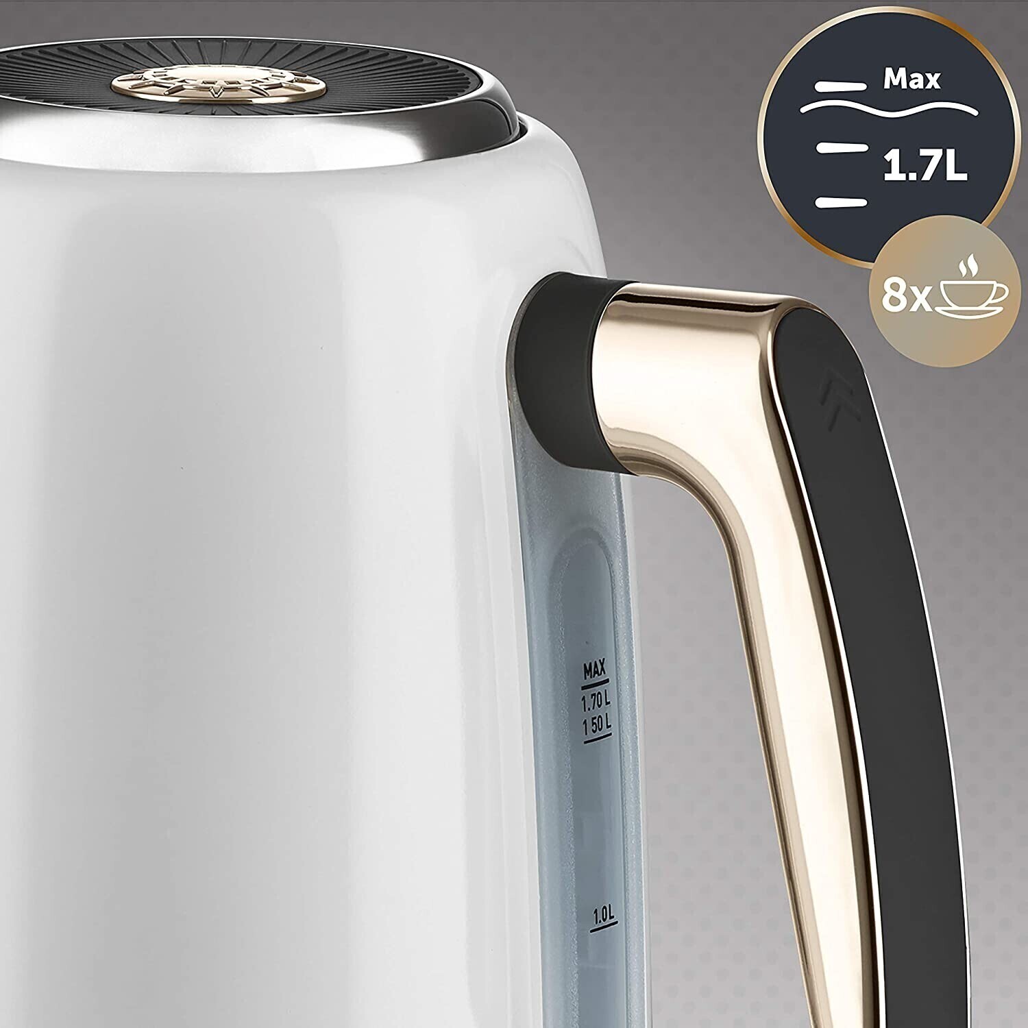 Buy Breville New York Collection Electric Jug Kettle White/Gold VKT142