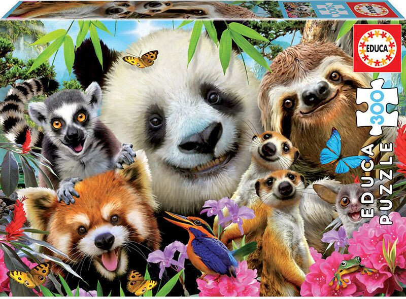 Photos - Jigsaw Puzzle / Mosaic Educa Borrás Educa Borrás Sloth family Selfie 500 pcs. (18450)