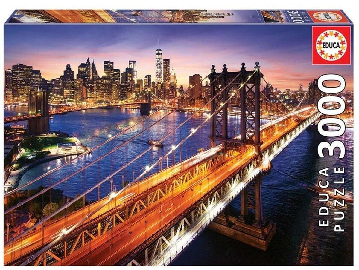 Educa Borrás Manhattan at dusk 3000 pcs. (18508)