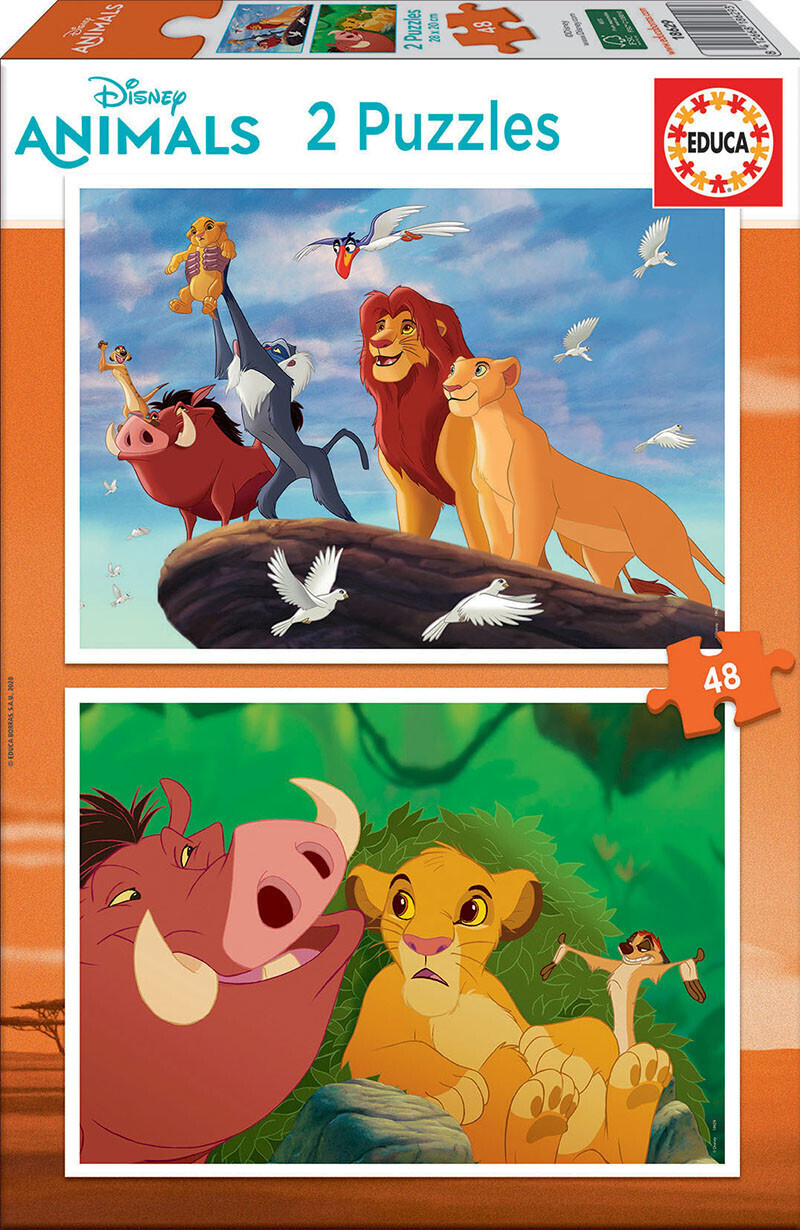 Educa Borrás The Lion King 2 x 48 pcs. (18629)