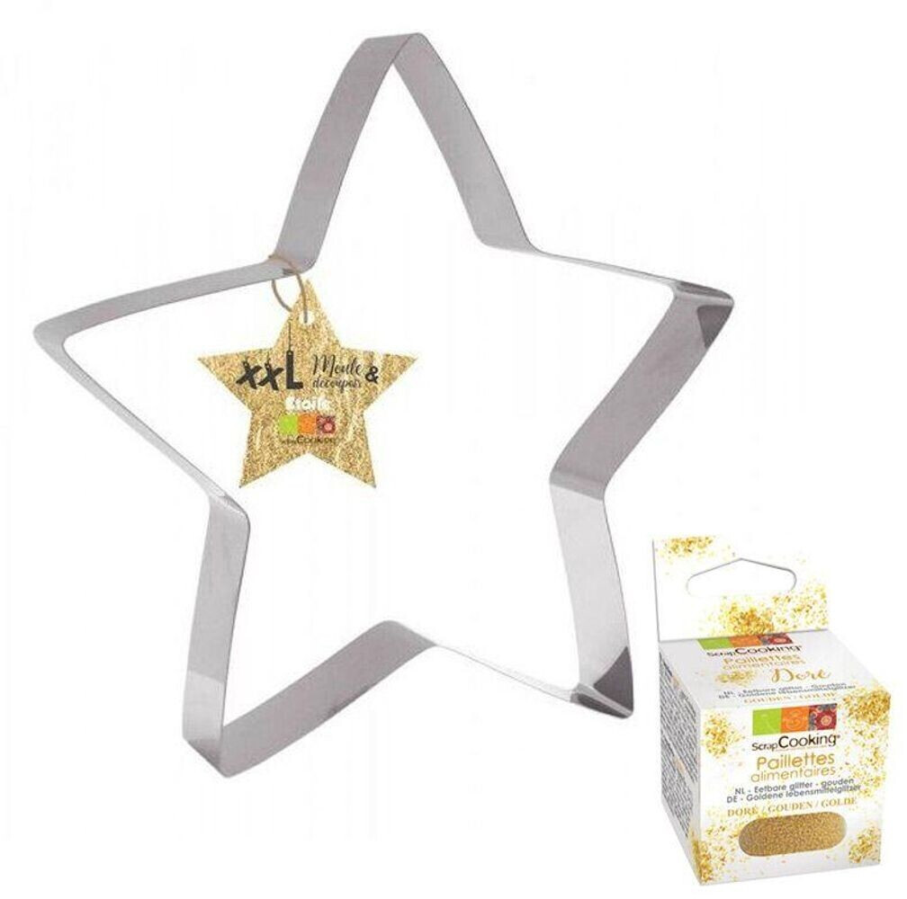 ScrapCooking Emporte-pièce en inox XXL étoile