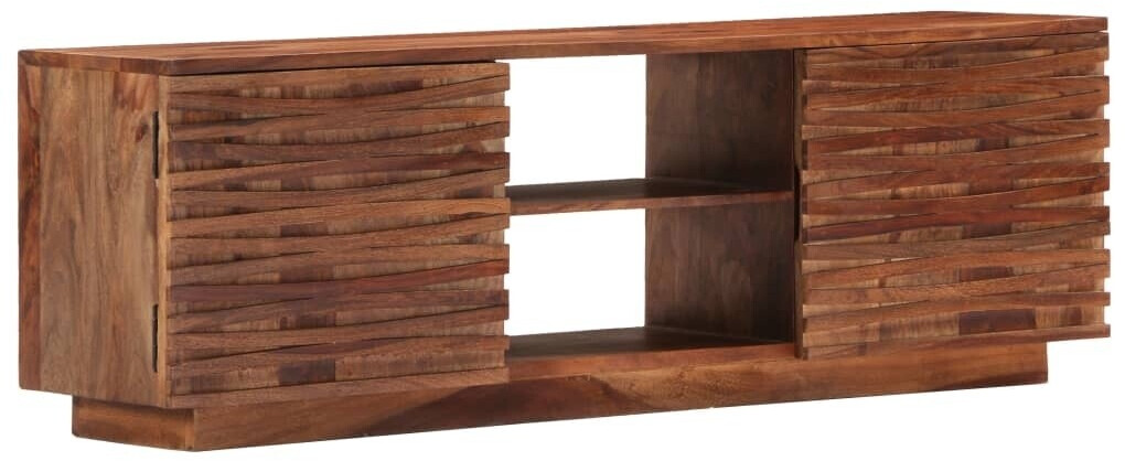 vidaXL Meuble TV en bois de sesham 120 x 30 x 40 cm