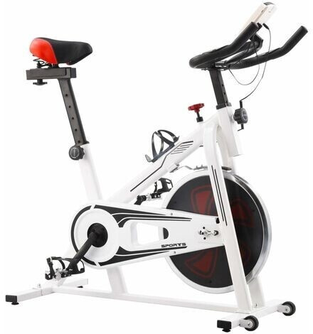 vidaXL Velo d appartement blanc et rouge au meilleur prix sur idealo