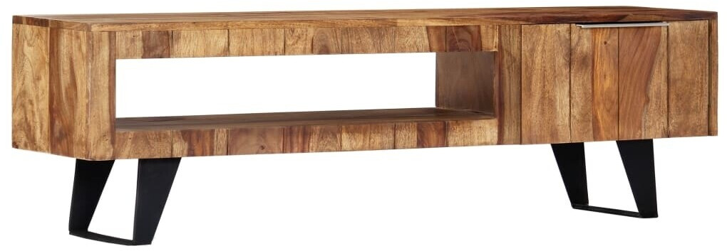 vidaXL Meuble TV en bois de sesham 140 x 30 x 40 cm