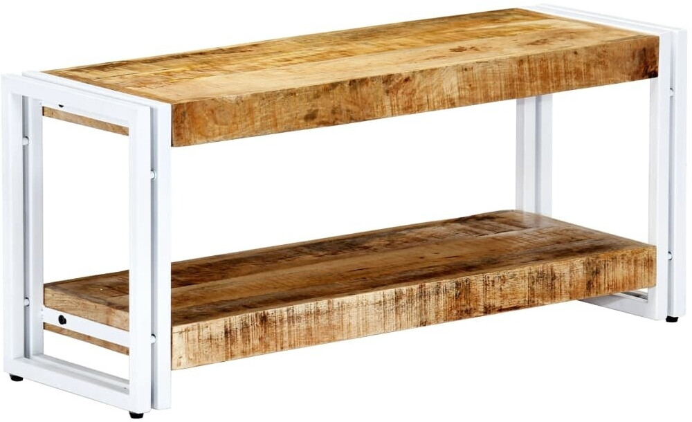 vidaXL Meuble TV en bois de manguier et fer